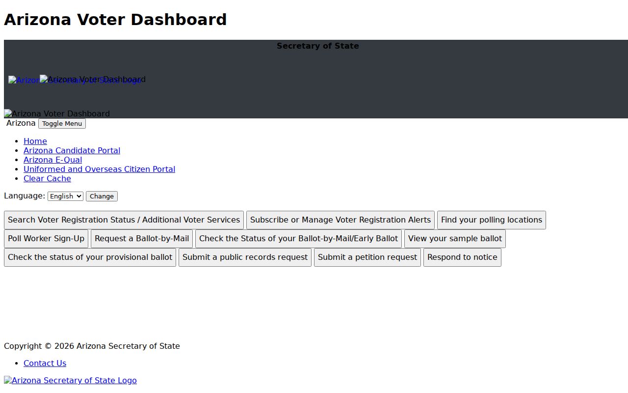 Avondale residents directory Arizona voter information portal