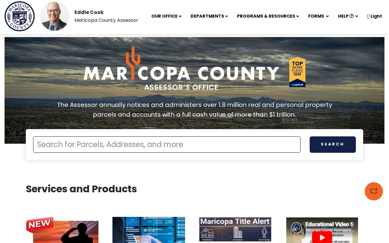 Avondale street directory Maricopa County property search