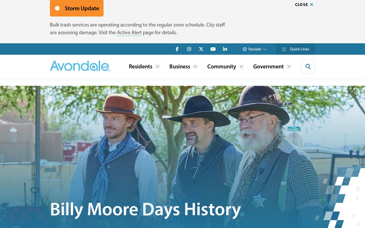 Avondale ZIP code directory place-name and development history