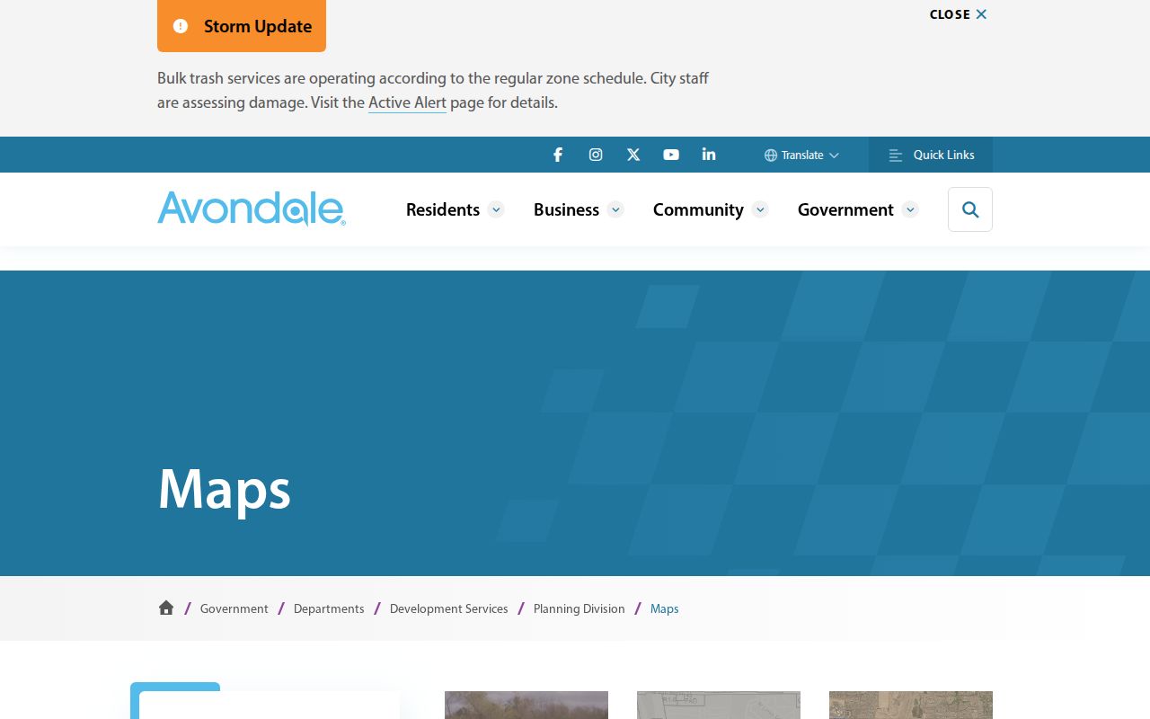 Avondale ZIP code directory city boundary and neighborhood maps
